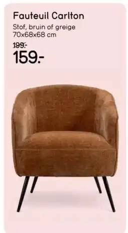 Leen Bakker Fauteuil Carlton aanbieding