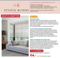 Kluswijs ROLGORDIJNEN aanbieding