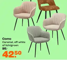 Kwantum Como Caramel, off-white of lichtgroen aanbieding