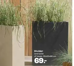 Kwantum Divider Antraciet aanbieding