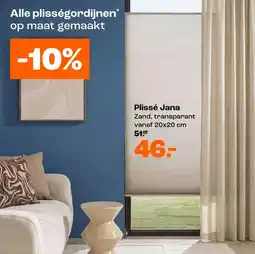 Kwantum Alle plisségordijnen* op maat gemaakt -10% aanbieding