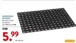 Kluswijs RUBBERRING DEURMAT aanbieding