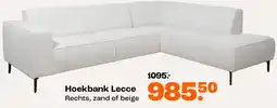 Kwantum Hoekbank Lecce Rechts, zand of beige aanbieding