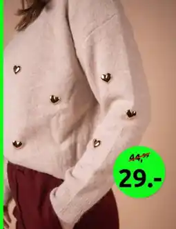 Jola Mode Trui jola ecru aanbieding