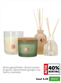 Intratuin Bolsius geurartikelen aanbieding