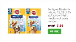 Intratuin Pedigree Dentastix aanbieding