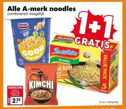 CoopCompact Alle A-merk noodles aanbieding