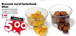CoopCompact Brownie en/of boterkoek bites aanbieding