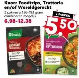 CoopCompact Knorr Foodtrips, Trattoria en/of Wereldgerecht aanbieding