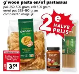 CoopCompact g'woon pasta en/of pastasaus aanbieding