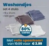 CoopCompact Washandjes aanbieding