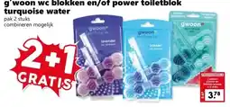 CoopCompact g'woon wc blokken en/of power toiletblok turquoise water aanbieding