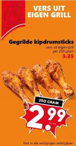 Coop Gegrilde kipdrumsticks aanbieding