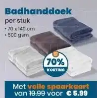 CoopCompact Badhanddoek aanbieding