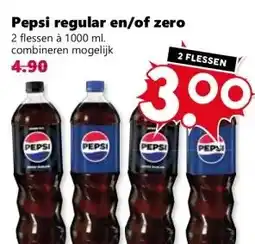 CoopCompact Pepsi regular en/of zero aanbieding