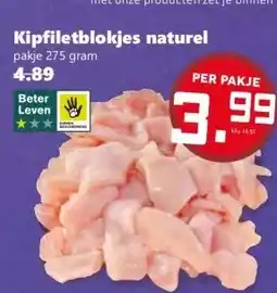 Coop Kipfiletblokjes naturel aanbieding
