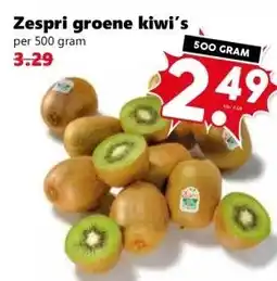 Coop Zespri groene kiwi's aanbieding