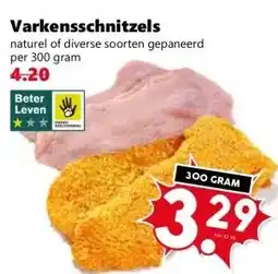 Coop Varkensschnitzels aanbieding
