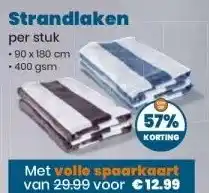 Coop Strandlaken aanbieding
