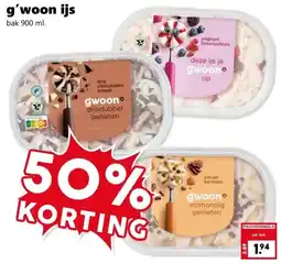 Coop g'woon ijs aanbieding