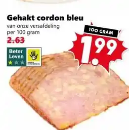 Coop Gehakt cordon bleu aanbieding