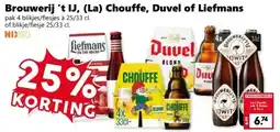 Coop Brouwerij 't IJ, (La) Chouffe, Duvel of Liefmans aanbieding