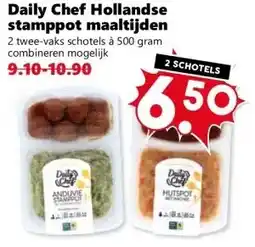 Coop Daily Chef Hollandse stamppot maaltijden aanbieding