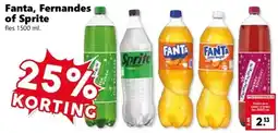 Coop Fanta, Fernandes of Sprite aanbieding