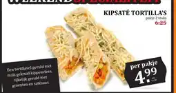 Coop KIPSATÉ TORTILLA'S aanbieding