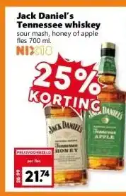 Coop Jack Daniel's Tennessee whiskey aanbieding