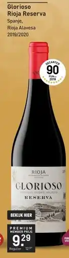 Gall & Gall Glorioso Rioja Reserva 75CL aanbieding