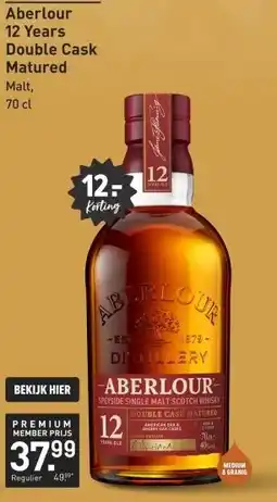 Gall & Gall Aberlour 12 Years Double Cask Matured 70CL aanbieding