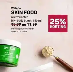 Ekoplaza Weleda SKIN FOOD aanbieding