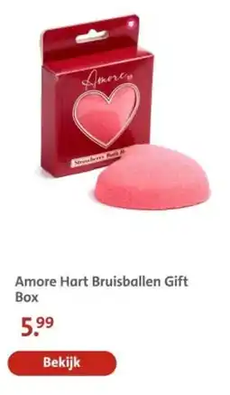 Bruna Amore Hart Bruisballen Gift Box aanbieding