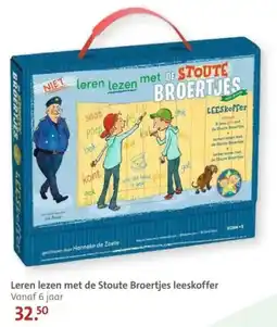 Bruna Leren lezen met de Stoute Broertjes leeskoffer aanbieding
