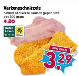 Boon`s Markt Varkensschnitzels aanbieding