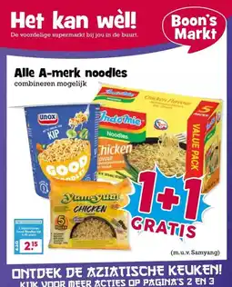Boon`s Markt Alle A-merk noodles aanbieding