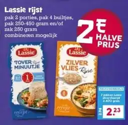 Boon`s Markt Lassie rijst aanbieding