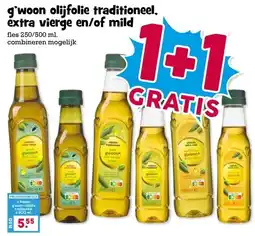 Boon`s Markt g'woon olijfolie traditioneel, extra vierge en/of mild aanbieding