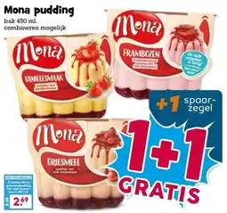Boon`s Markt Mona pudding aanbieding