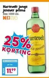 Boon`s Markt Hartevelt jonge jenever prima aanbieding