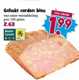 Boon`s Markt Gehakt cordon bleu aanbieding