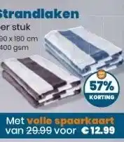 Boon`s Markt Strandlaken aanbieding