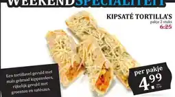 Boon`s Markt KIPSATÉ TORTILLA'S aanbieding