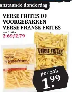 Boon`s Markt VERSE FRITES OF VOORGEBAKKEN VERSE FRANSE FRITES aanbieding