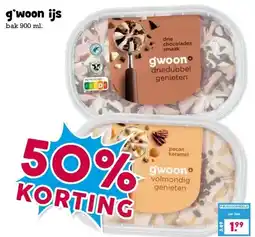 Boon`s Markt g'woon ijs aanbieding
