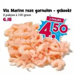 Boon`s Markt Vis Marine roze garnalen - gekookt aanbieding