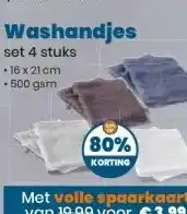Boon`s Markt Washandjes aanbieding