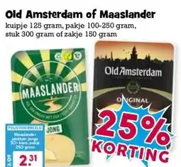 Boon`s Markt Old Amsterdam of Maaslander aanbieding