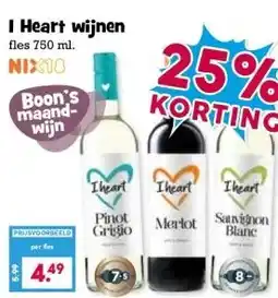 Boon`s Markt I Heart wijnen aanbieding